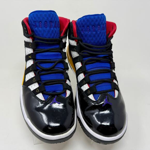 Nike Air Jordan Aura Rivals Basketball Shoe Mens 8 1/2 Black S1525 Sturdy Sporty - Picture 7 of 16